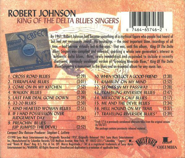 Vinyl LP: Robert Johnson-King of the Delta Blues Singers