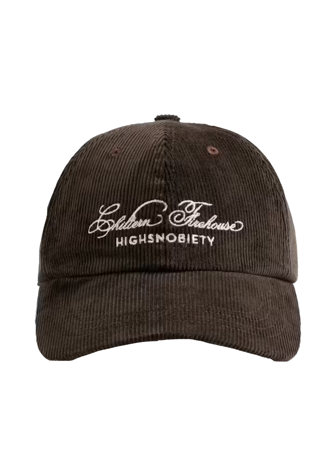 Chiltern Firehouse x Highsnobiety Logo-Embroidered Corduroy Cotton Baseball Cap