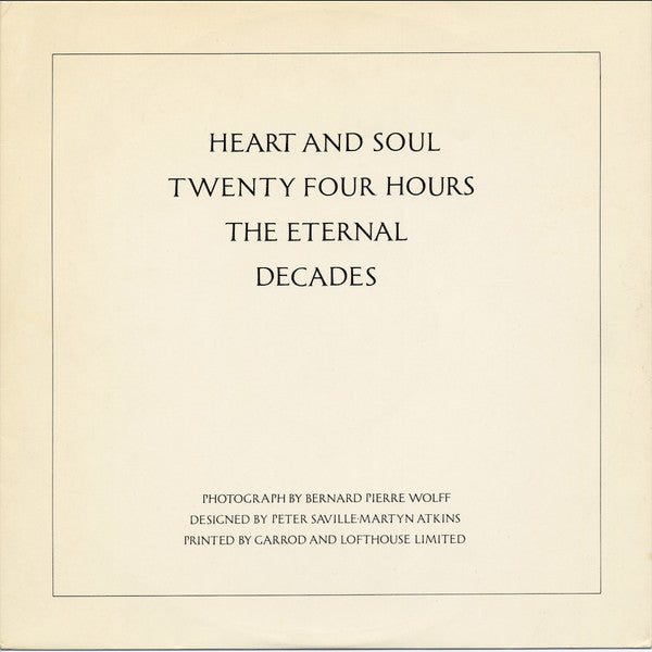 Vinyl LP: Joy Division-Closer