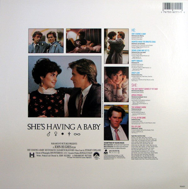Vinyl LP: Various-She's Having a Baby OST