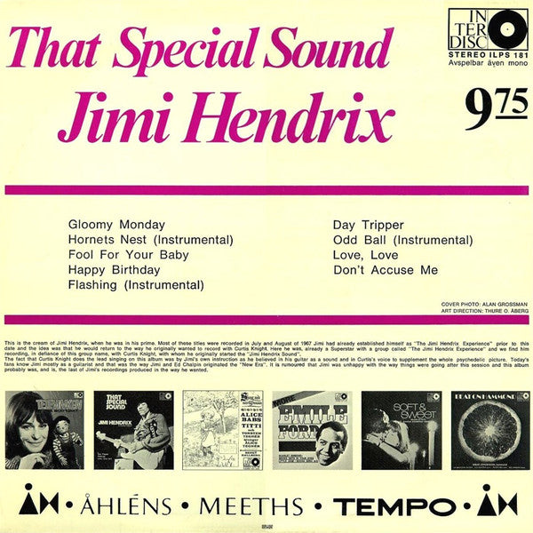Vinyl LP: Jimi Hendrix & Curtis Knight - That Special Sound