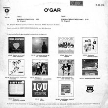 Load image into Gallery viewer, Vinyl LP: O&#39;Gar-Playback Fantasy (12&#39;&#39; Maxi)
