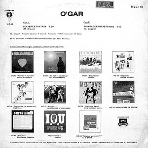 Vinyl LP: O'Gar-Playback Fantasy (12'' Maxi)
