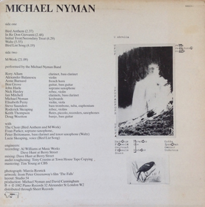 Vinyl LP: Michael Nyman-Michael Nyman